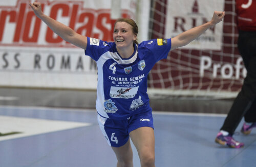 Isabelle Gullden și bucuria înscrierii unui nou gol // FOTO Raed Krishan