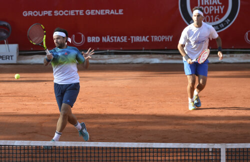 Florin Mergea și Horia Tecău au avut parte de o audiență numeroasă și caldă ieri, la BRD Trophy // FOTO Raed Krishan