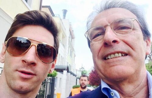 Messi alături de nutriționistul Giuliano Poser