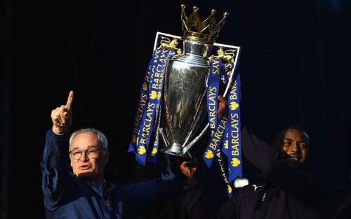 Claudio Ranieri a reușit supriza și a câștigat Premier League cu Leicester // FOTO: Guliver/GettyImages