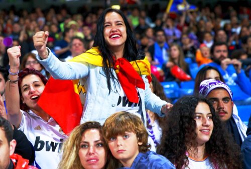 Fanii lui Real Madrid au făcut spectacol, foto: Guliver/gettyimages