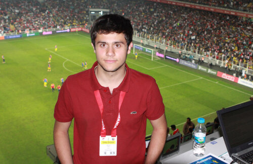 Turcia-România 0-1, al doilea meci la care Răzvan Luţac a fost trimisul Gazetei
