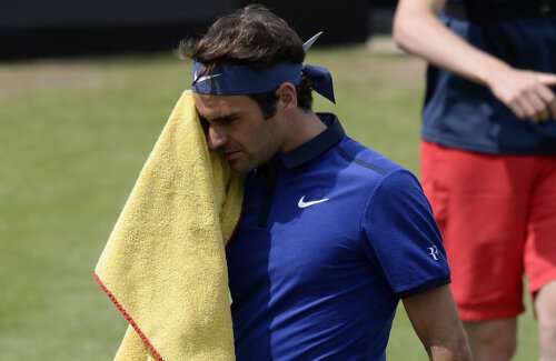 Roger Federer şi-a proiectat revenirea după accidentare pe iarbă, având Wimbledon-ul în perspectivă // FOTO Guliver/GettyImages