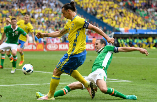 Ibrahimovici a fost decisiv în meciul Suediei cu Irlanda