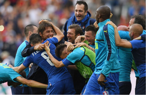Antonio Conte, inima squadrei azzurra, începe să regrete că după Euro pleacă la Chelsea // FOTO Guliver/GettyImages