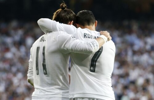 Bale și Ronaldo, doi prieteni la Madrid // FOTO Reuters