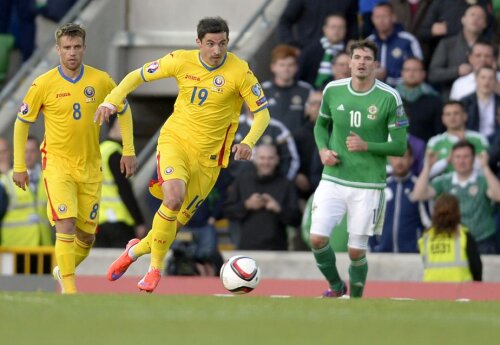 ﻿﻿Kyle Lafferty în verde cu numărul 10 // Foto: Alex Nicodim (Gazeta Sporturilor)