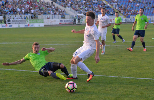 Lorand Fulop a marcat primul său gol în tricoul lui Botoșani // Foto: Ionuț Tăbultoc