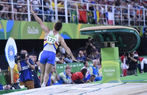 Marian Drăgulescu bucurându-se de gimnastică // FOTO Cristi Preda (Rio de Janeiro)