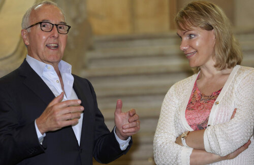 Margarita Louis-Dreyfus și Frank McCourt, actualul și viitorul proprietar // FOTO Reuters