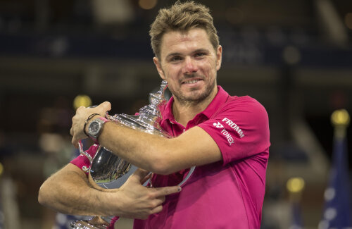 Stan Wawrinka și trofeul de la US Open // FOTO Reuters