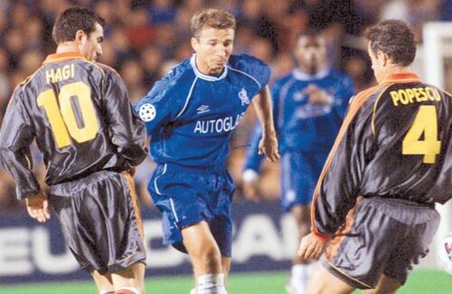 Chelsea - Galatasaray s-a jucat în septembrie 1999 şi s-a terminat 1-0, gol marcat chiar de Dan Petrescu