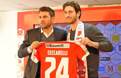 Ceccarelli a fost coleg cu Mutu la Cesena, nu i-a fost și adversar în fotbalul italian