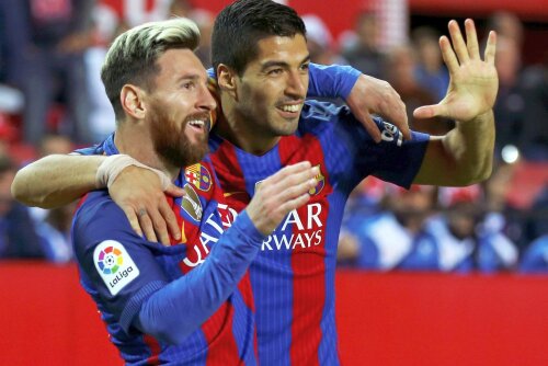 Lionel Messi și Luis Suarez, foto: reuters