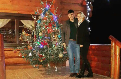Adelina Boguș și soțul său se bucură de Sărbătorile de Iarnă