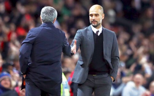 Jose Mourinho și Pep Guardiola, foto: Guliver/gettyimages