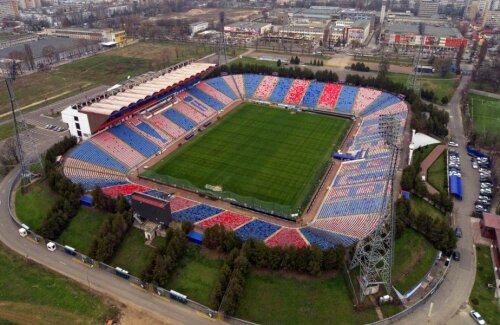 Imagine panoramică a stadionului Ghencea, unde s-a jucat ultimul meci de fotbal în 2015