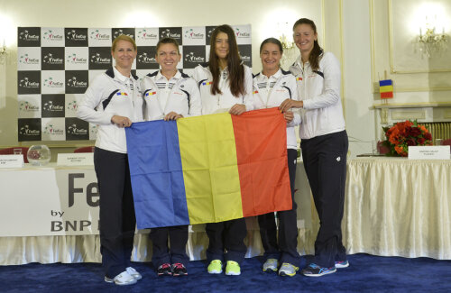 Echipa României nu a mai fost în formula Halep, Niculescu, Begu, Cîrstea de la întâlnirea cu Serbia din 2014 // FOTO Cristi Preda