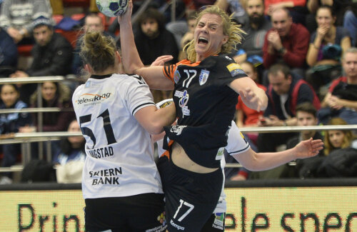 Linnea Torstenson se întoarce azi în Danemarca, acolo unde a jucat la Aalborg, Copenhaga și Viborg // FOTO Alex Nicodim