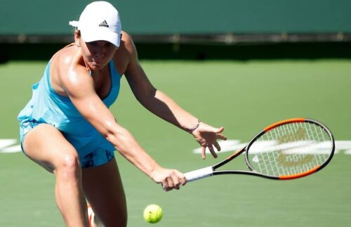 Simona Halep în acțiune // FOTO Jared Wickerham/BNP Paribas Open