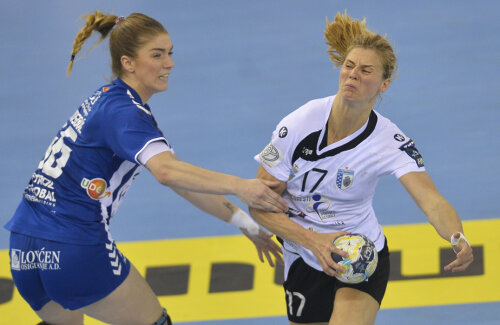 Linnea Torstensson a marcat un gol aseară, ultimul al ei pentru CSM