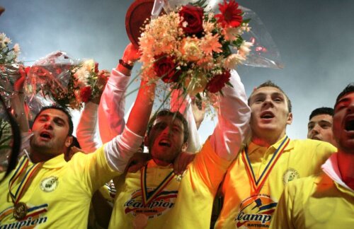 Imagine din 2007, când Dinamo a luat ultimul titlu de campioană