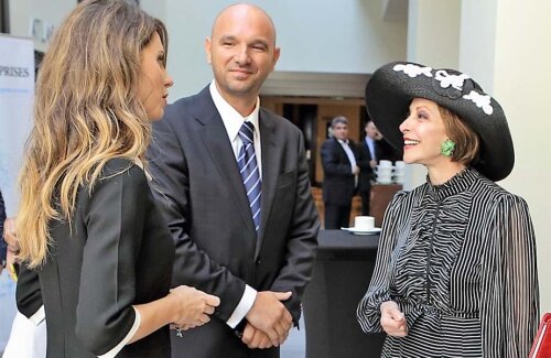 Doandeș la o discuție cu Prințesa Lia cu ocazia unui eveniment organizat de Camera de Comerț România - Malta