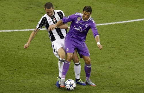 Bonucci a fost depășit clar de Ronaldo în finala UCL. foto: reuters