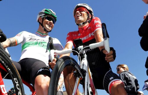 Alberto Contador, dreapta, a câștigat de două ori Turul Franței, ultima dată în 2009, foto: reuters