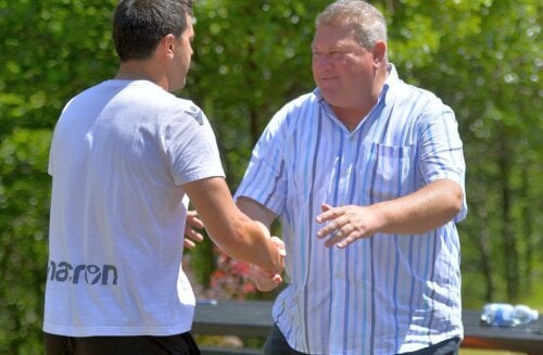 Cosmin Contra, antrenor Dinamo, și Iuliu Mureșan, președinte CFR Cluj, s-au întâlnit în Slovenia