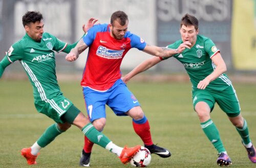 FCSB și Ahmat au jucat un amical în ianuarie 2017, terminat 1-1