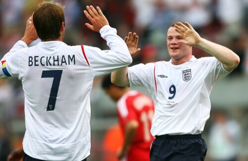 Rooney sărbătorind un gol la națională în 2006, pe când avea doar 20 de ani. foto: reuters