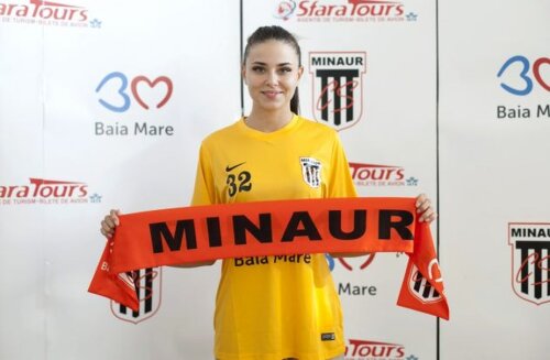 Corina Biriș se antrenează deja cu Minaur Baia Mare și vor debuta curând // FOTO minaur.ro