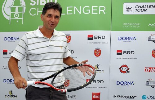 Marius Vecerdea este proprietarul clubului de tenis Pamira din Sibiu