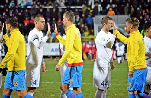 Botoșănenii încă n-au câștigat niciun meci împotriva roș-albaștrilor FOTO Ionuţ Tabultoc