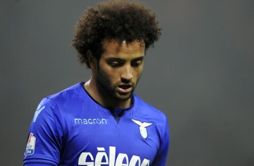 Felipe Anderson e nefericit în tricoul lui Lazio // FOTO: Guliver/ Getty Images