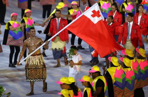 FOTO: Guliver/GettyImages, Pita Taufatofua la ceremonia de deschidere a Jocurilor Olimpice de la Rio