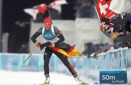 De 7 ori campioană mondială, Laura Dahlmaier și-a realizat visul olimpic în Coreea de Sud. Nemțoaica e și triplă campioană olimpică de tineret în 2011 / FOTO: Guliver/Getty Images