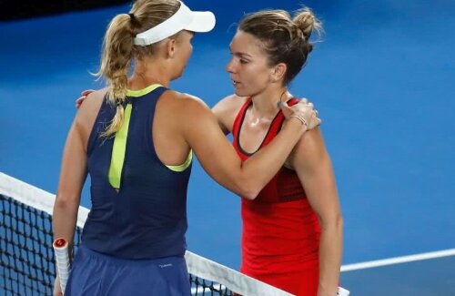 Wozniacki a învins-o pe Simona Halep în finala de la Australian Open din acest an după un meci de mare luptă // FOTO: Guliver/Getty Images