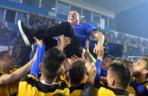 Hagi a câștigat titlul în Liga 1 la 5 ani de la promovarea în prima divizie și la 8 ani de la înființarea clubului // FOTO: Raed Krishan