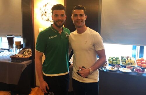 Cristiano Ronaldo și Luís Maximiano