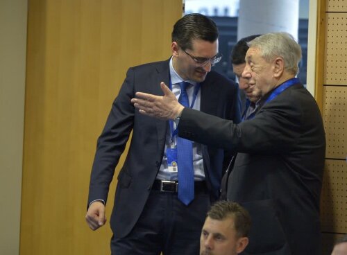 Răzvan Burleanu și Mircea Pascu, înaintea alegerilro FRF FOTO: Cristi Preda / Gazeta Sporturilor