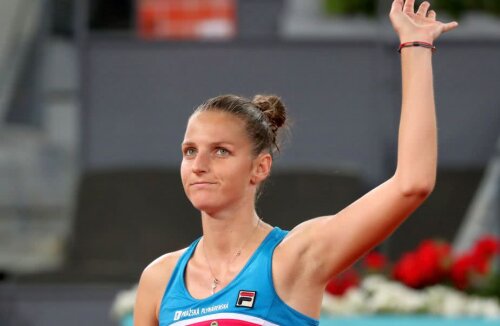 Karolina Pliskova e condusă de Simona Halep cu 2-6 în raportul meciurilor directe // FOTO: Reuters