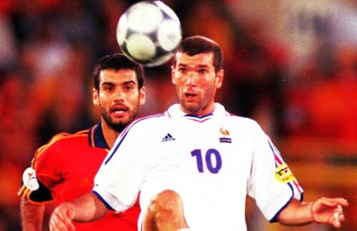 Guardiola și Zidane la EURO 2000 Foto: Guliver/Getty Images