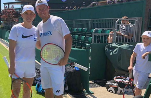 Simona Halep și Lleyton Hewitt // FOTO: Instagram Simona Halep