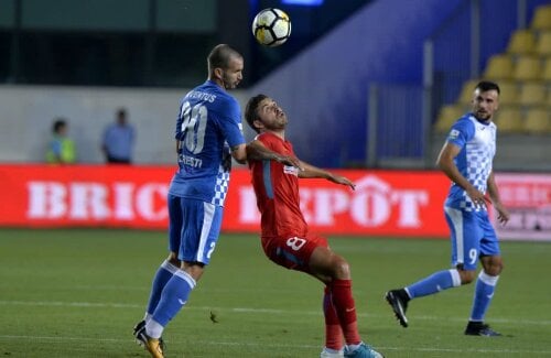 Ivan Sesar, în duel cu Lucian Filip // FOTO: Gazeta Sporturilor