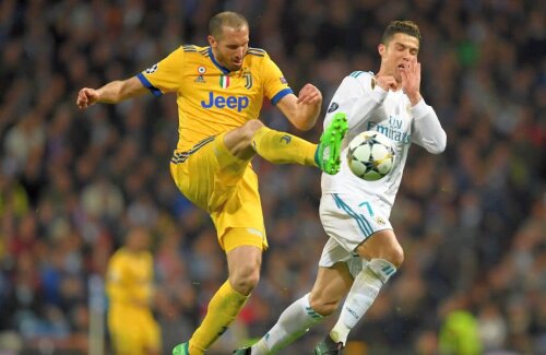 Ronaldo și Chiellini vor deveni coechipieri, după ce au dus lupte grele în ultimele ediții ale Ligii FOTO: Guliver/ Getty Images