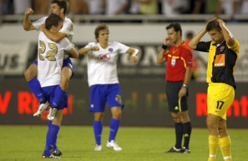 În urmă cu exact 8 ani, dinamoviștii au fost călcați în picioare la Split: 0-3, după 3-1 la București // FOTO: Gazeta Sporturilor