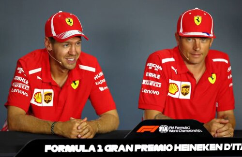 Raikkonen, în dreapta, are un titlu în Marele Circ, în 2007, cucerit chiar alături de Ferrari // FOTO: Guliver/ Getty Images