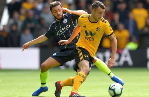 Diogo Jota (în galben) a marcat 17 goluri în 43 de meciuri în ultimul sezon de Championship // FOTO: Guliver/ Getty Images